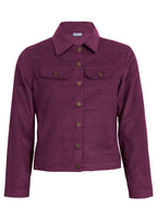 Corduroy Jacket Plum