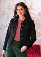 Corduroy Jacket Black