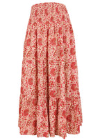 Dawn Maxi Skirt Rose