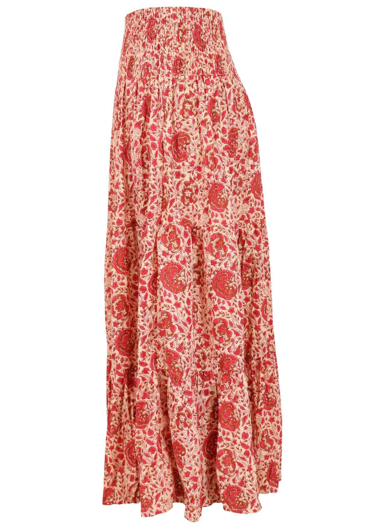 Dawn Maxi Skirt Rose