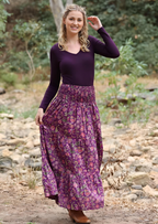 Dawn Maxi Skirt Amethyst