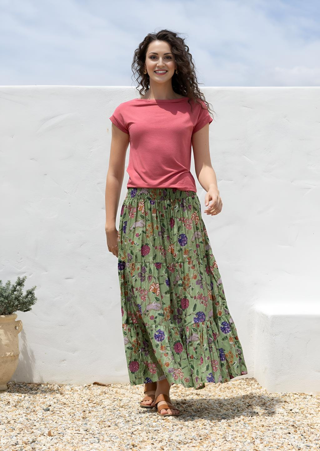 Dawn Maxi Skirt Aspen