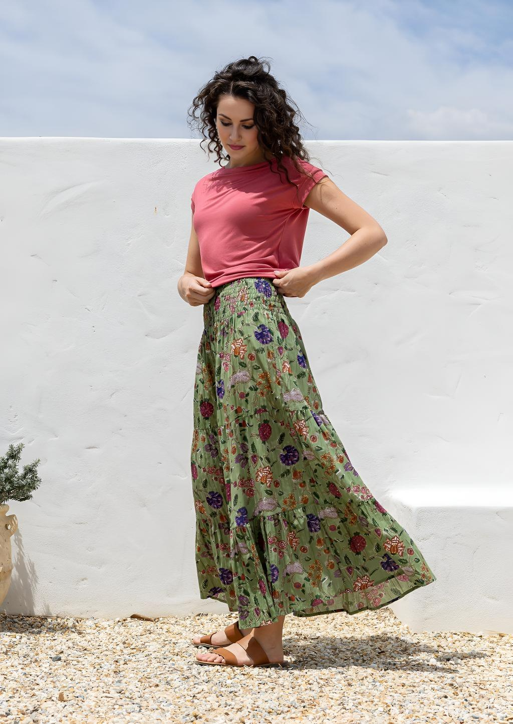 Dawn Maxi Skirt Aspen