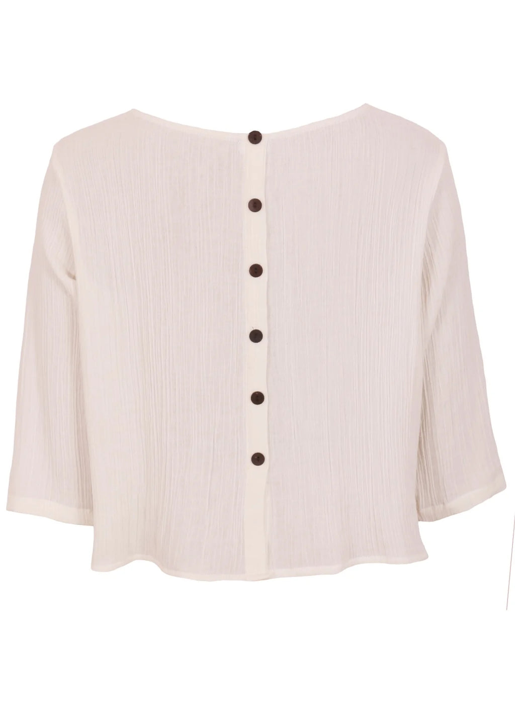Demi Top Natural White