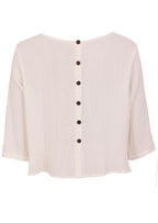 Demi Top Natural White