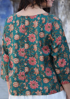 Demi Top Vanya Green