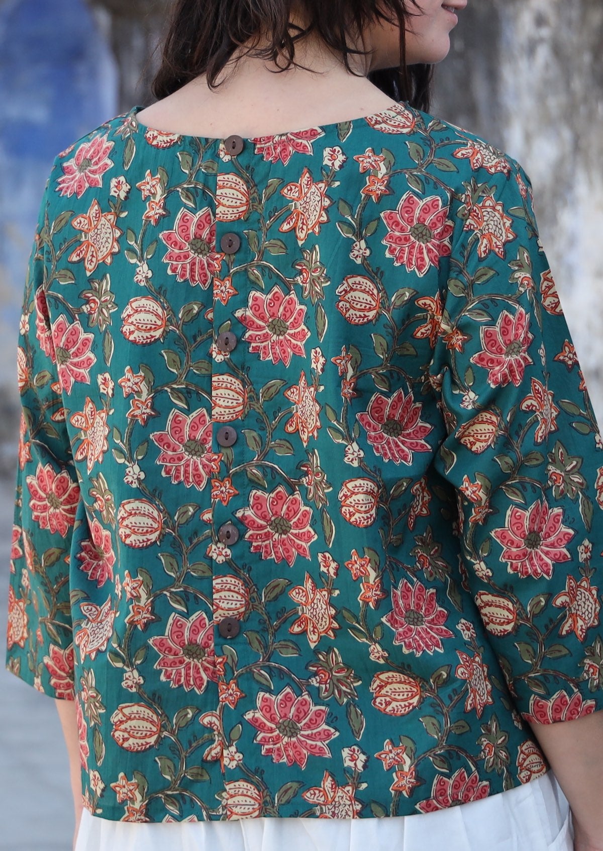 Demi Top Vanya Green