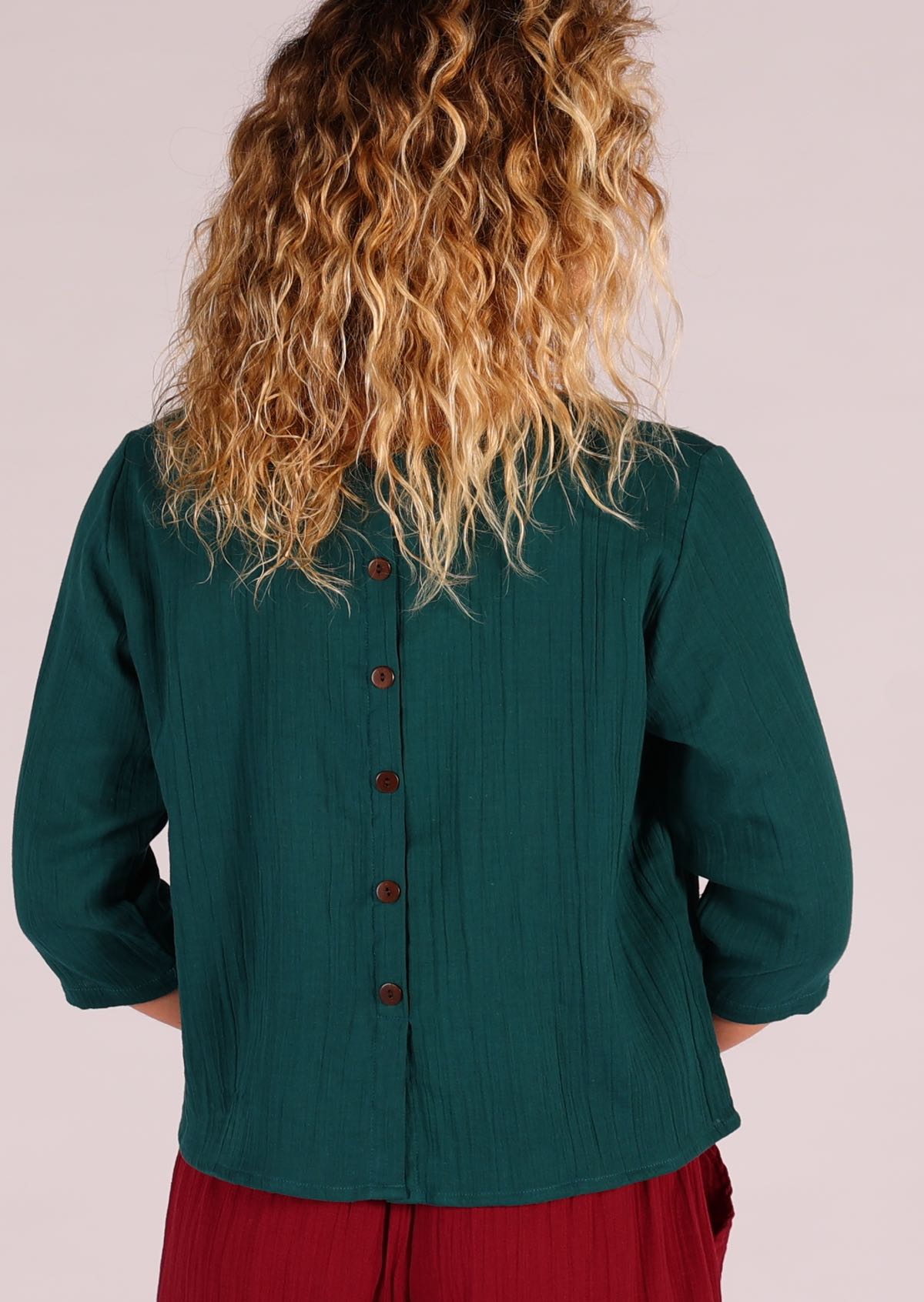 Demi Top Teal