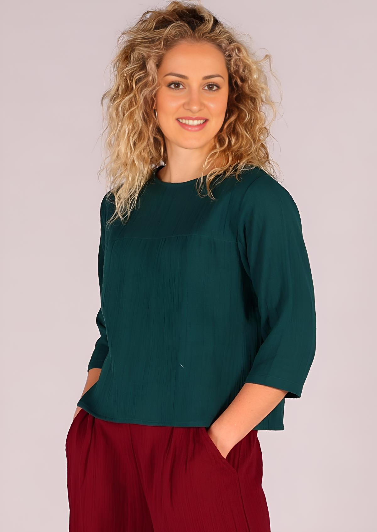 Demi Top Teal