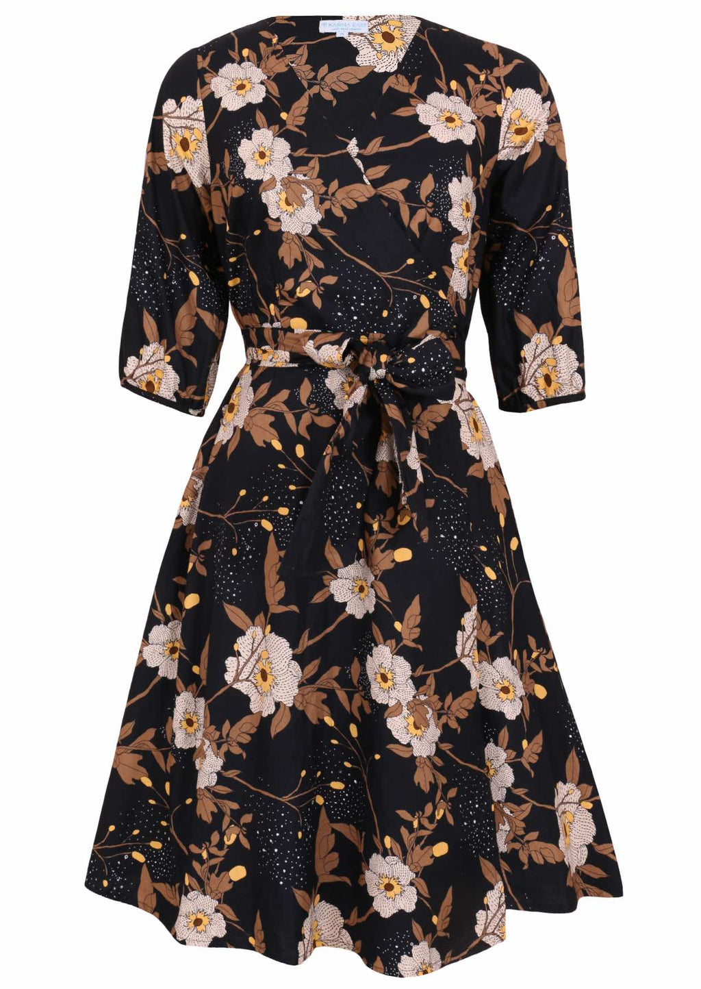 Ella Wrap Dress Camellia