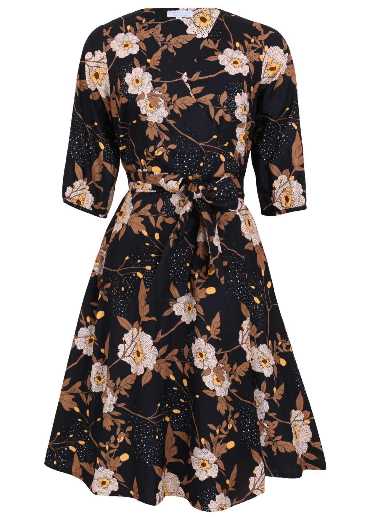 Ella Wrap Dress Camellia