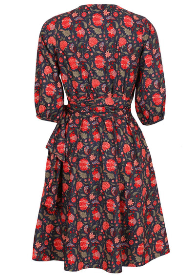 Ella Wrap Dress Kaveri