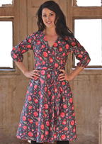 Ella Wrap Dress Kaveri