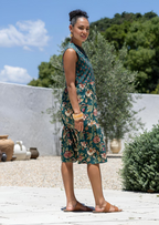 Ember Midi Dress Evergreen