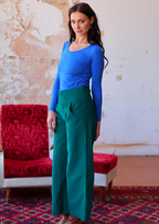 Esta Corduroy Pants Teal