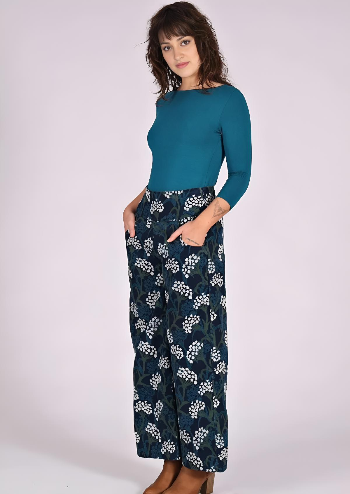 Esta Corduroy Pants Yarrow