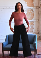 Esta Corduroy Pants Black