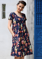 Etta Dress Bird of Paradise