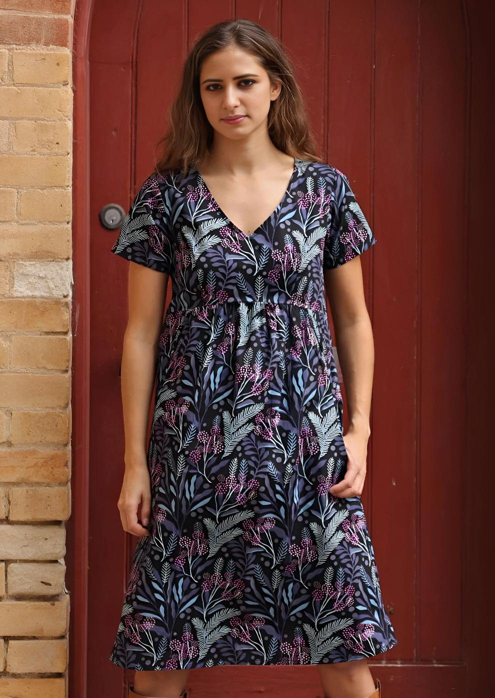 Etta Dress Obsidian