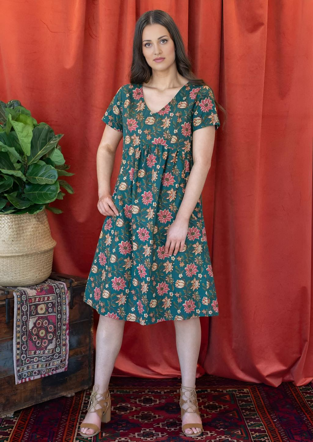 Etta Dress Vanya Green
