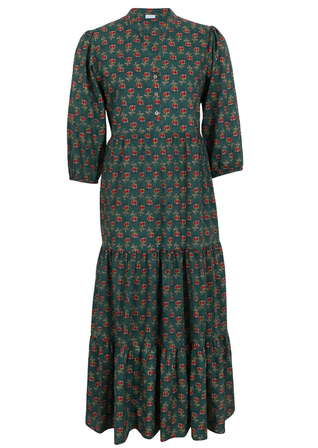 Tiered Maxi Dress Evergreen