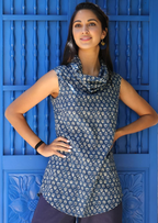 Farrah Top Bluebell