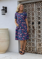 Frankie Dress Moon Flower