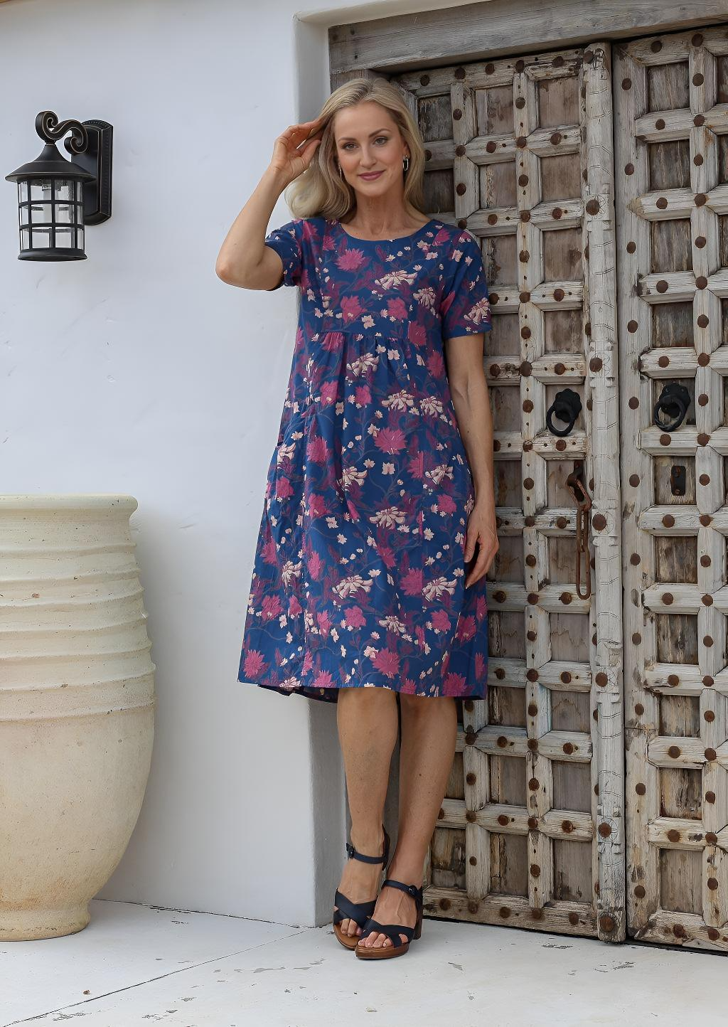 Frankie Dress Moon Flower