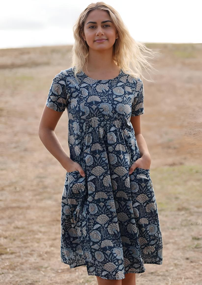 Frankie Dress Dahlia