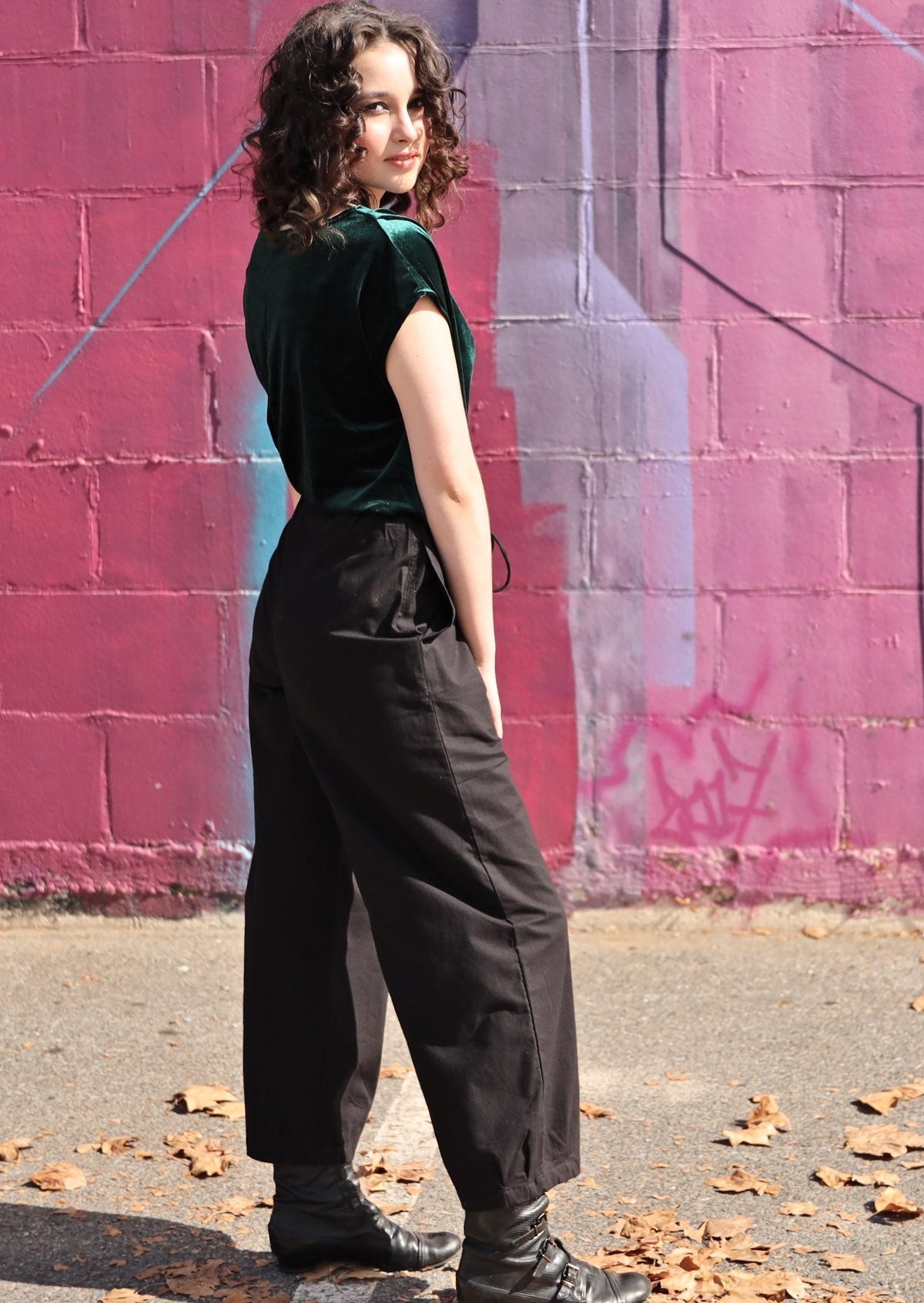 high waisted black women's pants A designed in Australia