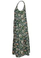Harper dress Flannel Flower sleeveless dress 100 percent cotton side view 