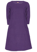 Jamie Dress Corduroy Purple