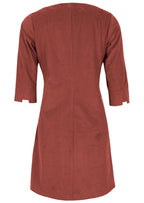 Jamie Dress Corduroy Burnt Henna