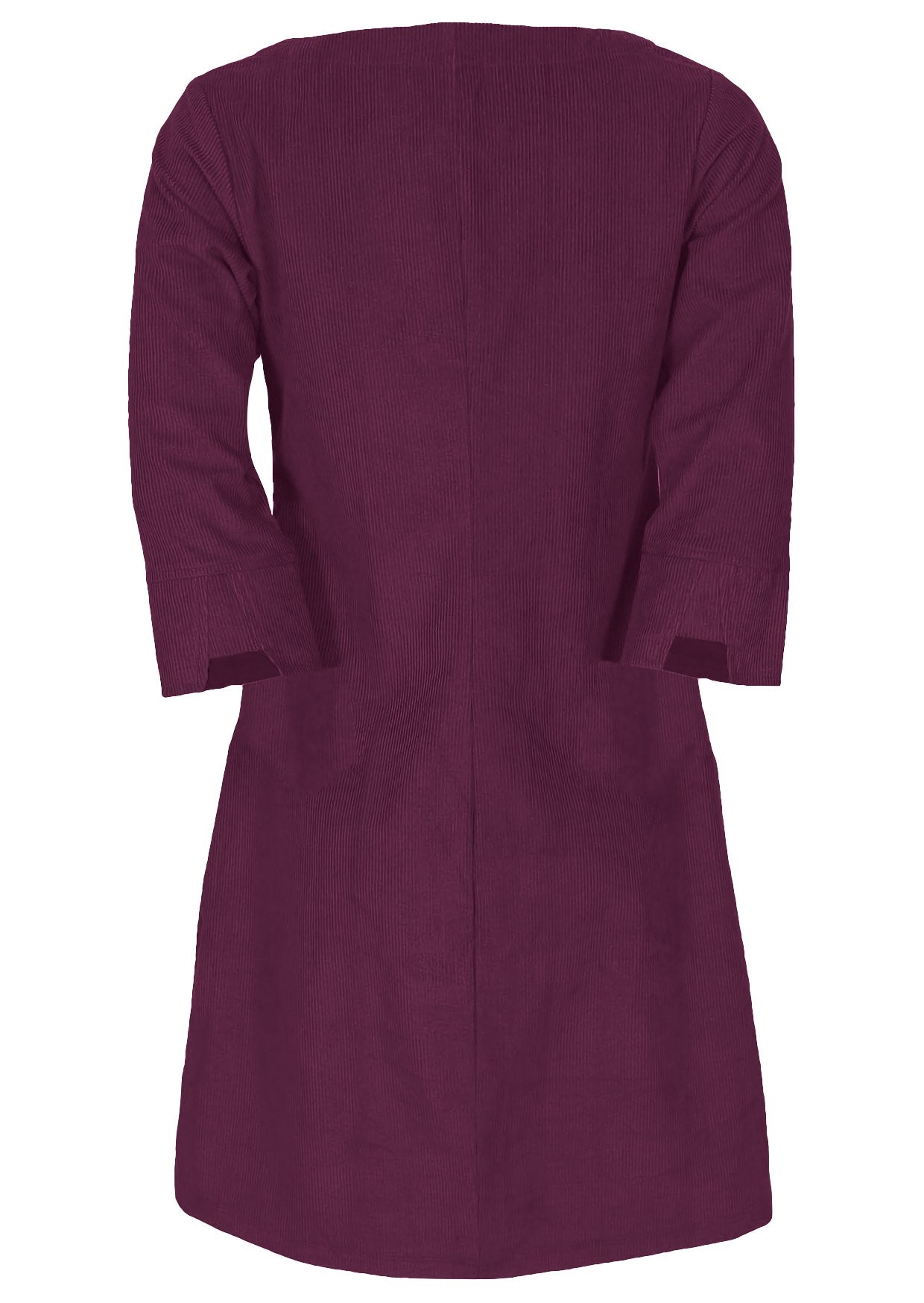 Jamie Dress Corduroy Plum