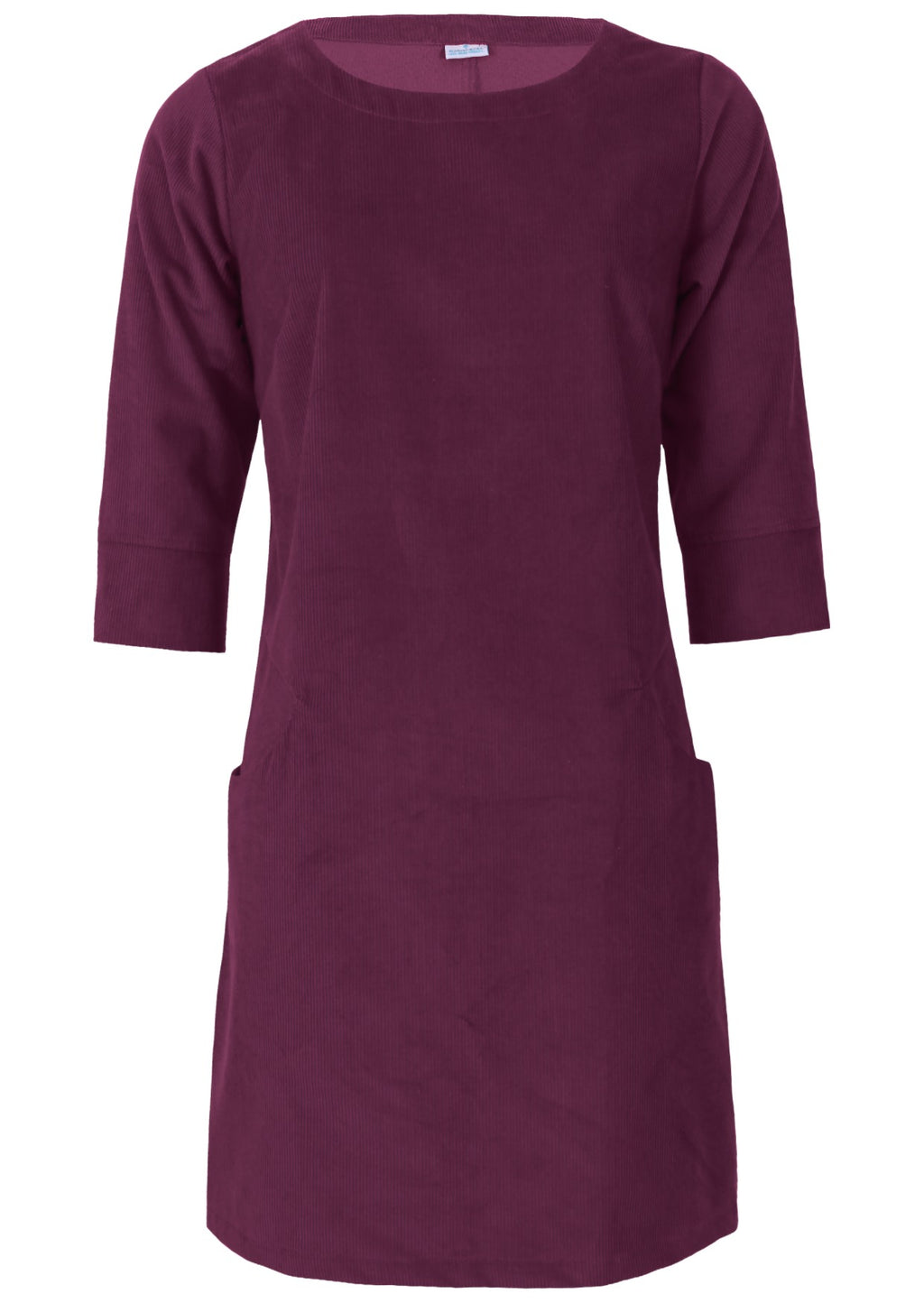 Jamie Dress Corduroy Plum Caspia