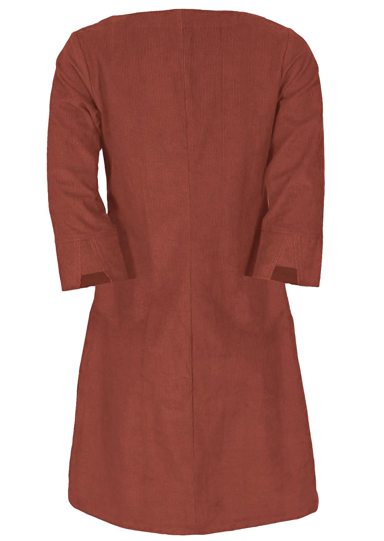 Jamie Dress Corduroy Burnt Henna