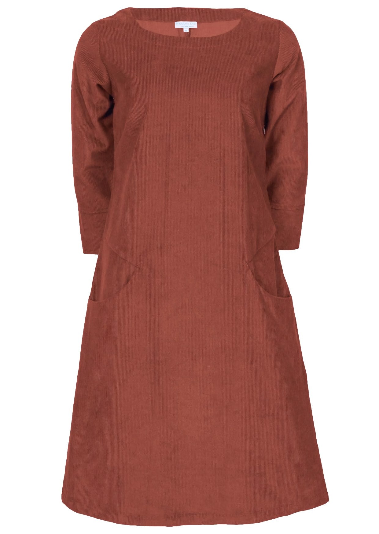 Jamie Dress Corduroy Burnt Henna