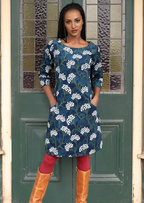 Jamie Dress Corduroy Yarrow