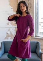 Jamie Dress Corduroy Plum