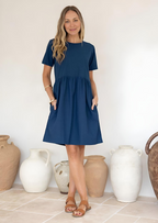 Jane Dress Navy