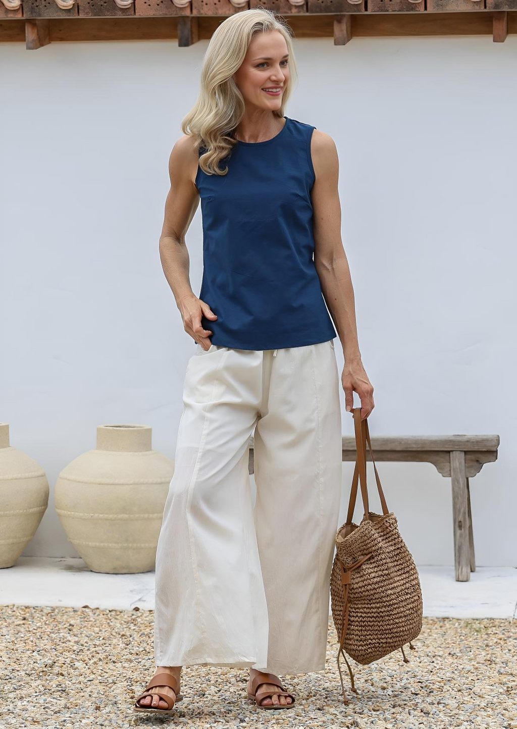Janis Pants Natural White
