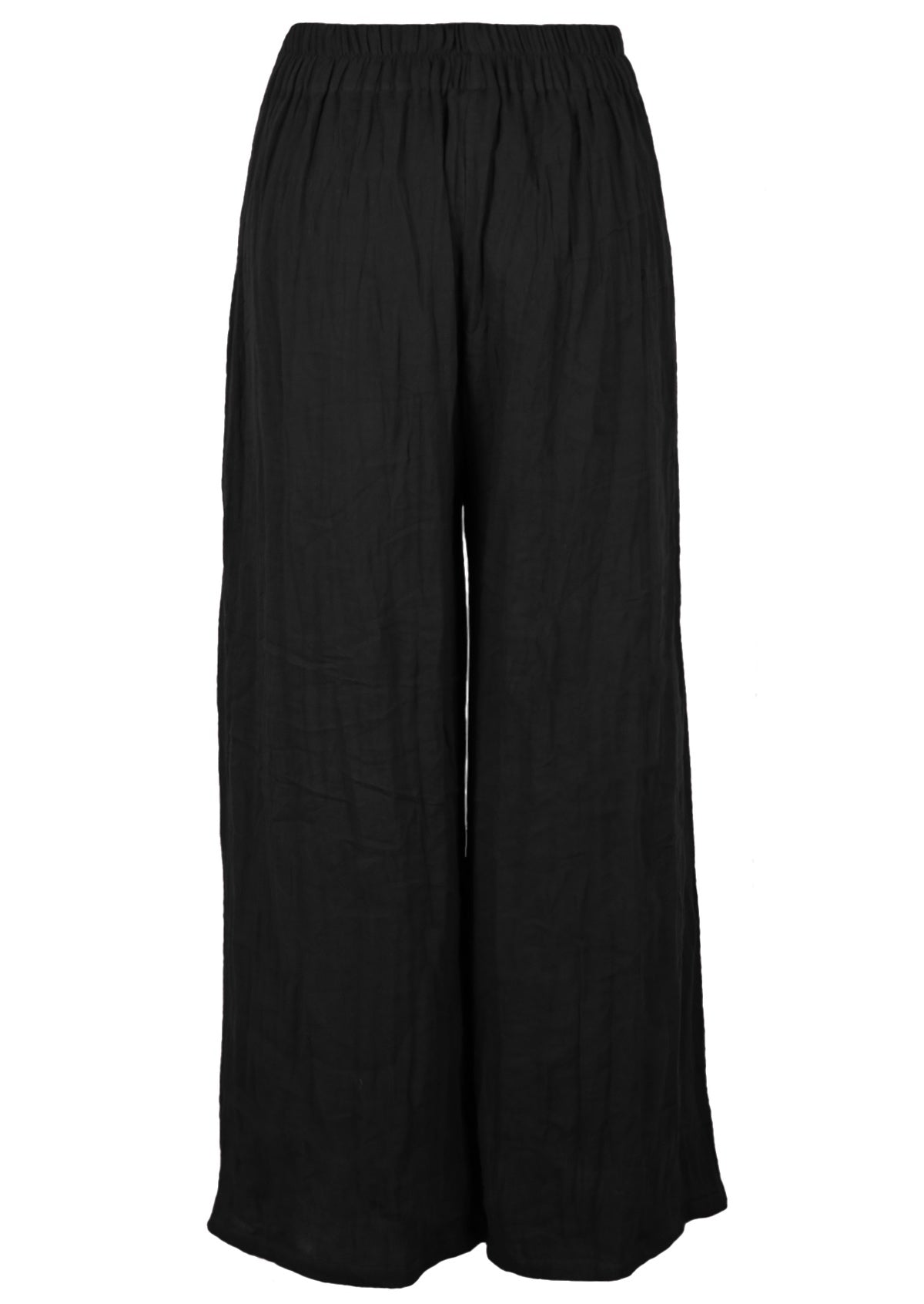 back view elasticated back wide leg pant