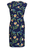 Mannequin front of dress. 