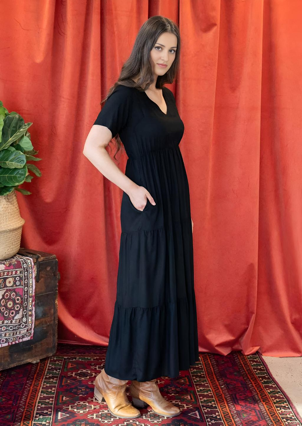 Katarina Sun Dress Black