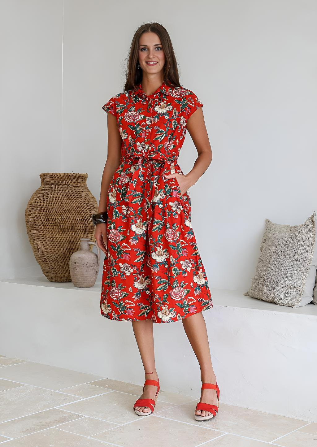 Katie Dress Mistlerose