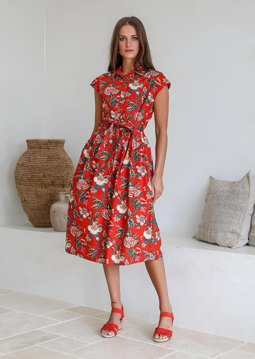 Katie Dress Mistlerose