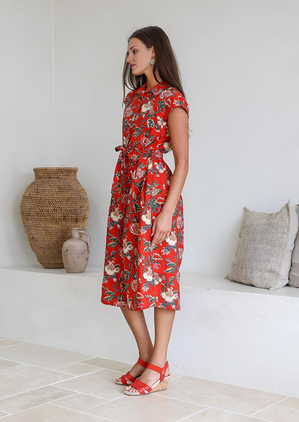 Katie Dress Mistlerose