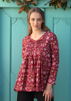 Leia Top Cranberry