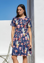 Mabel Dress Bird of Paradise