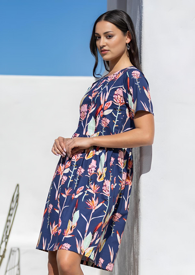 Mabel Dress Bird of Paradise